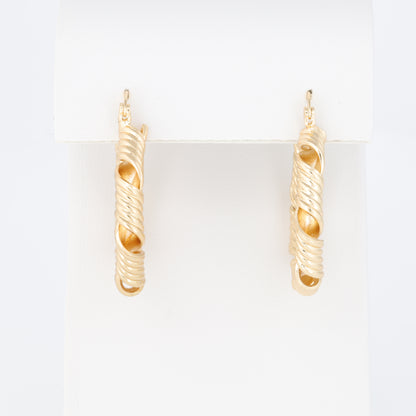 Twisted Hoop Earring