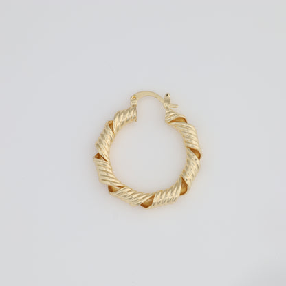 Twisted Hoop Earring