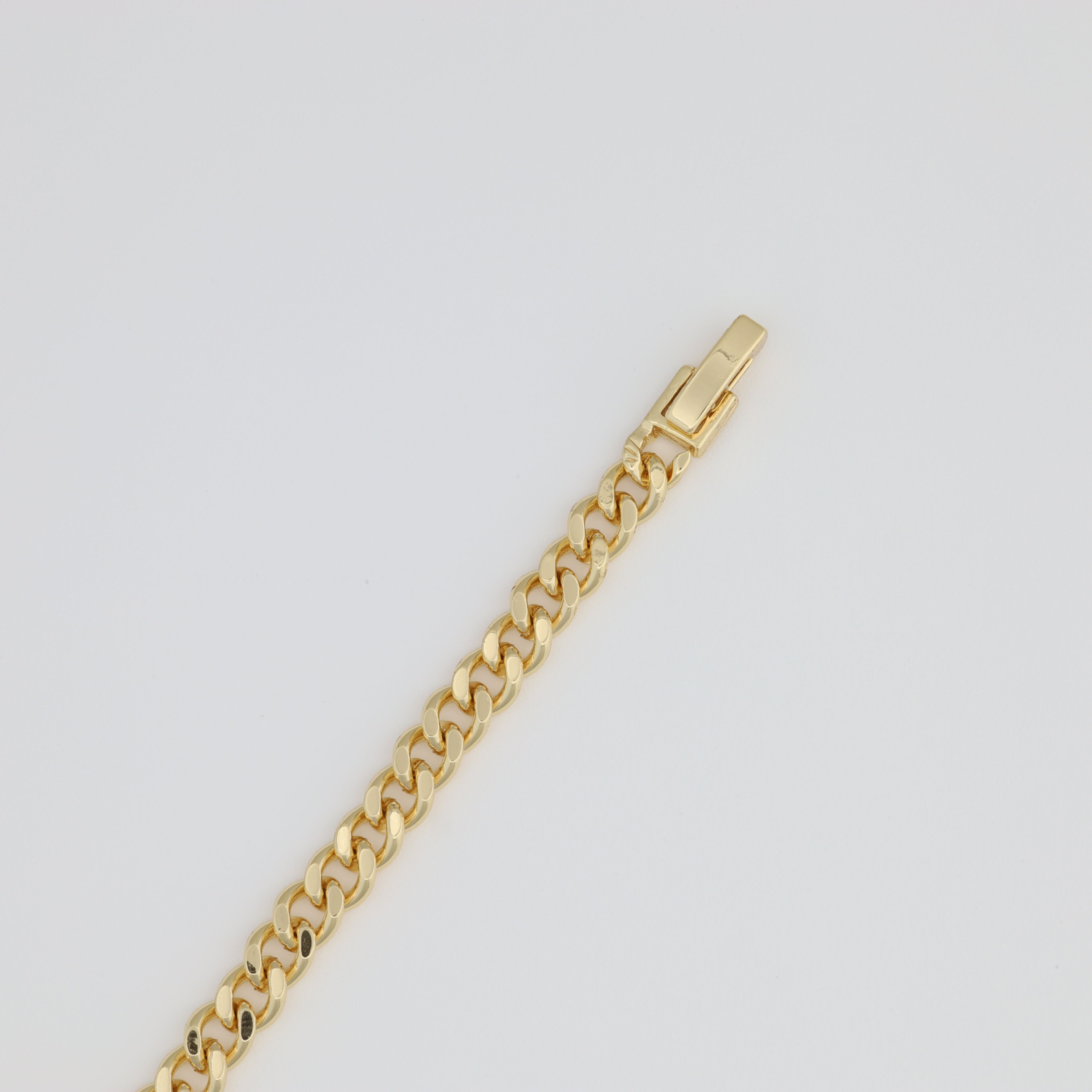 Leopard Bracelet with Cuban Link