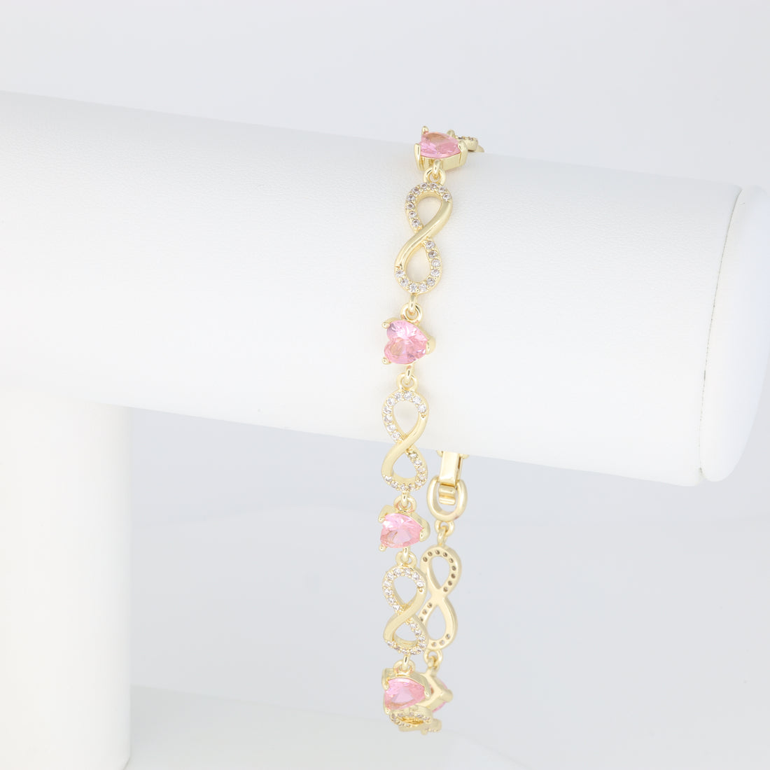 Pink Infinity Bracelet