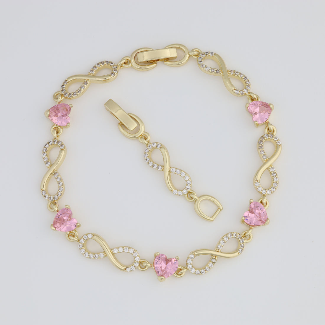 Pink Infinity Bracelet