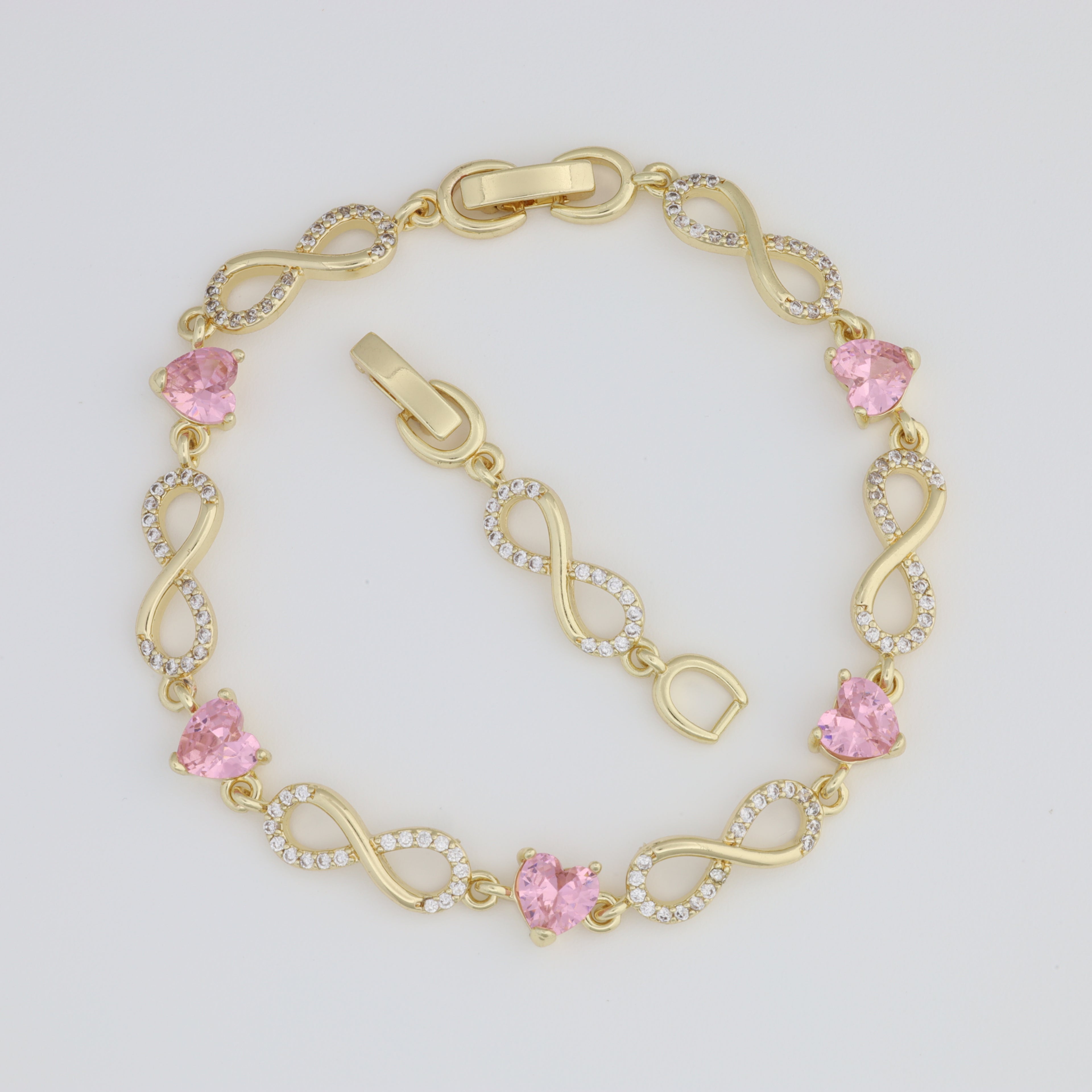 Pink Infinity Bracelet