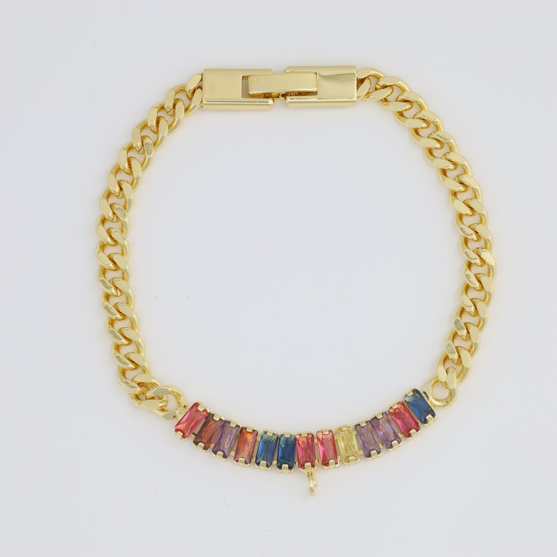 Colored Cuban Bracelet