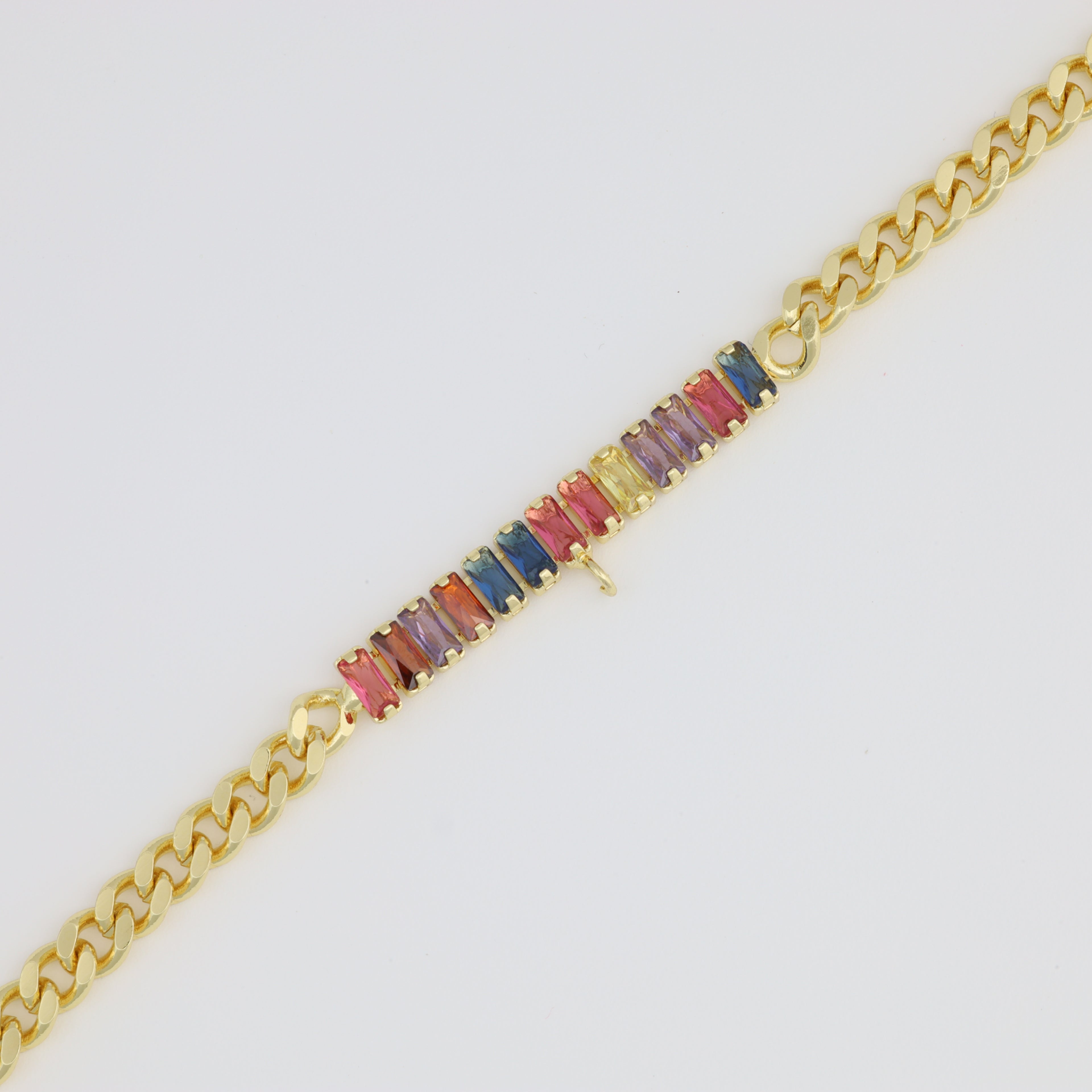 Colored Cuban Bracelet