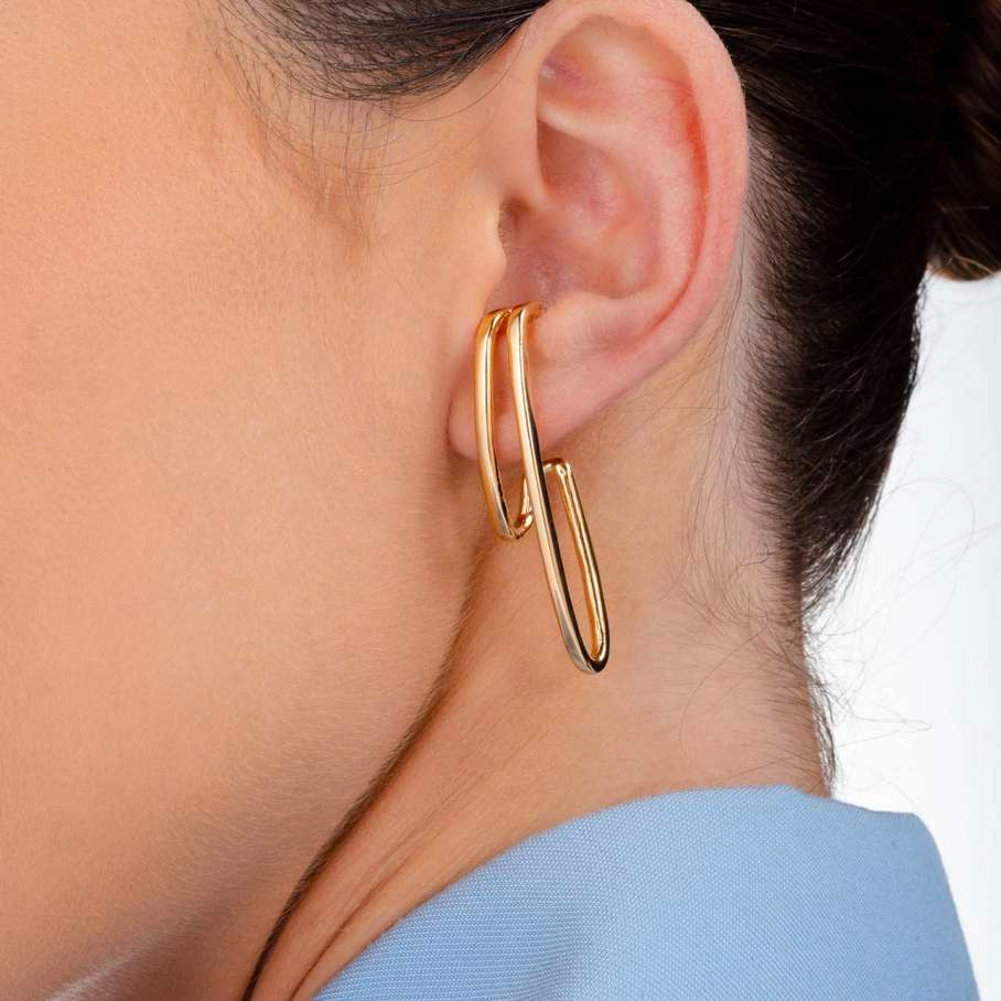 Abstract earring