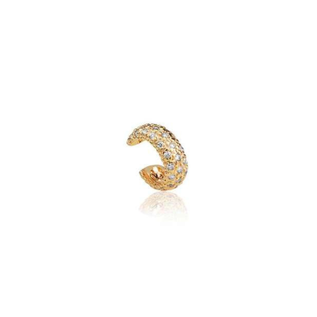 Ear cuff with micro pave