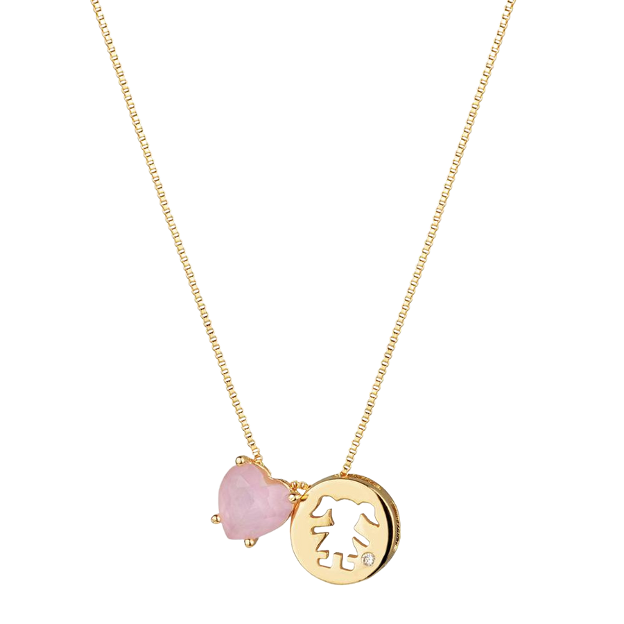 Necklace with children pendant