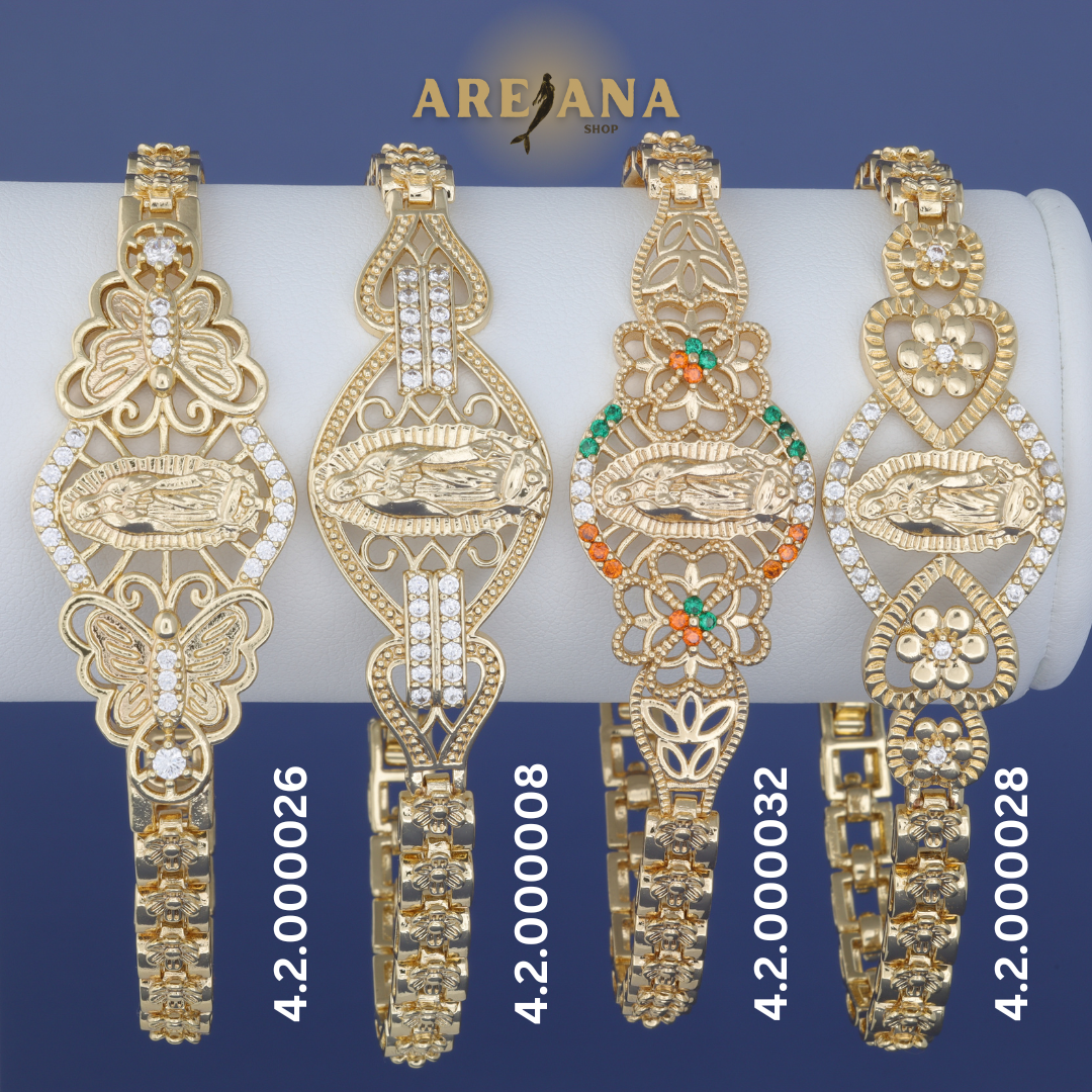 6 Different Saint Guadalupe Bracelets