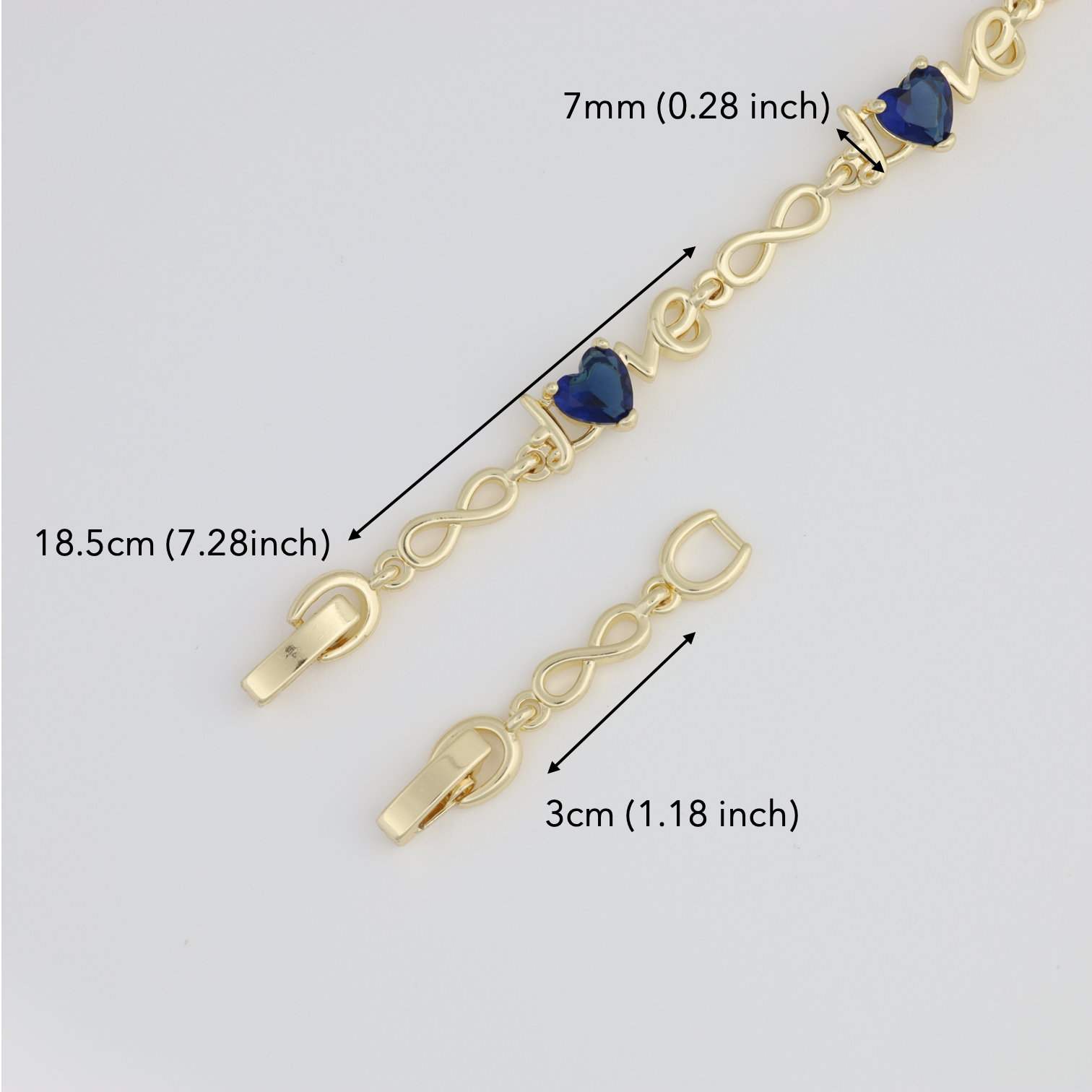 Blue Love Bracelet