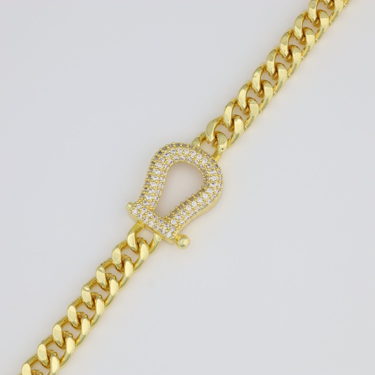 Stylish Bracelet With Cuban Link