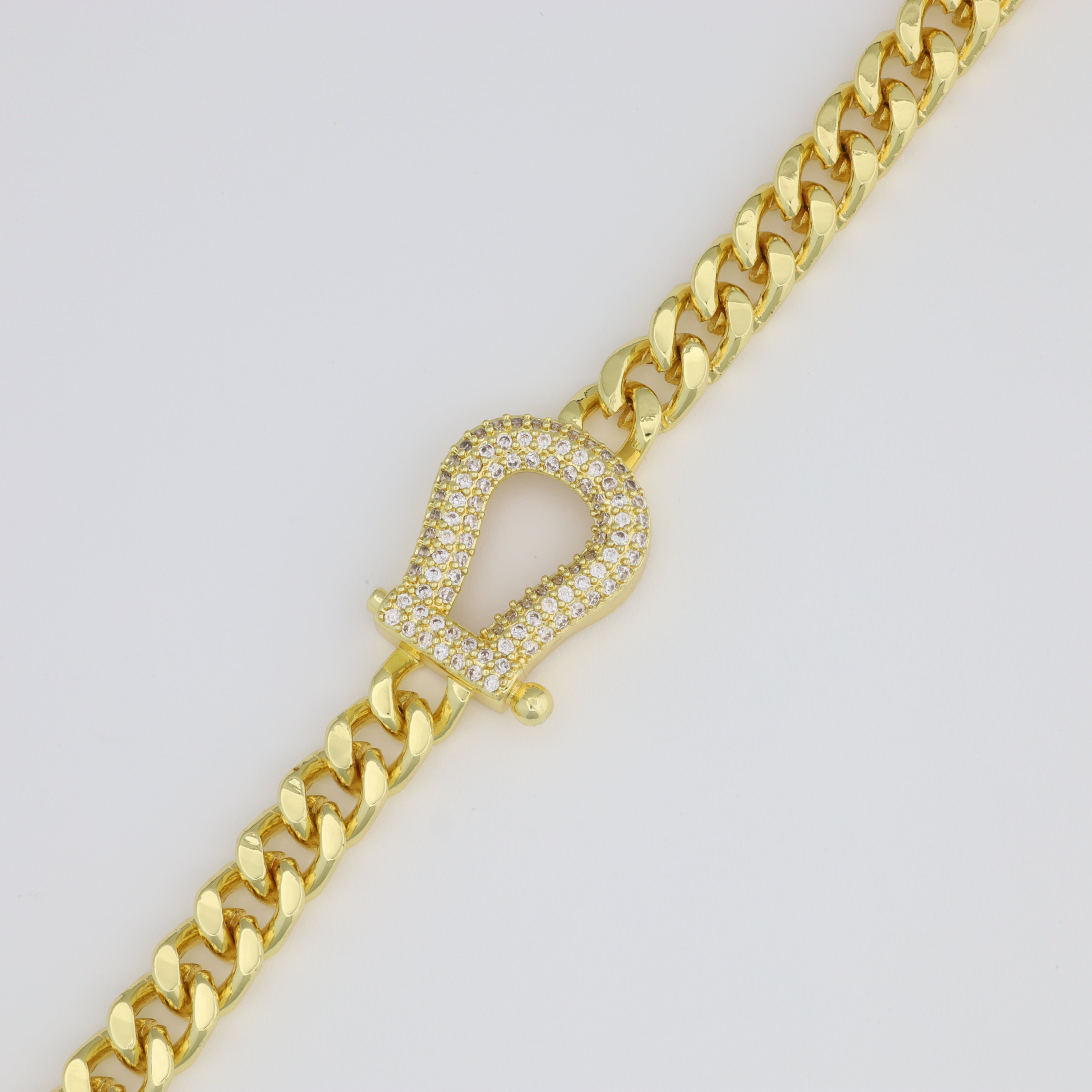 Stylish Bracelet With Cuban Link