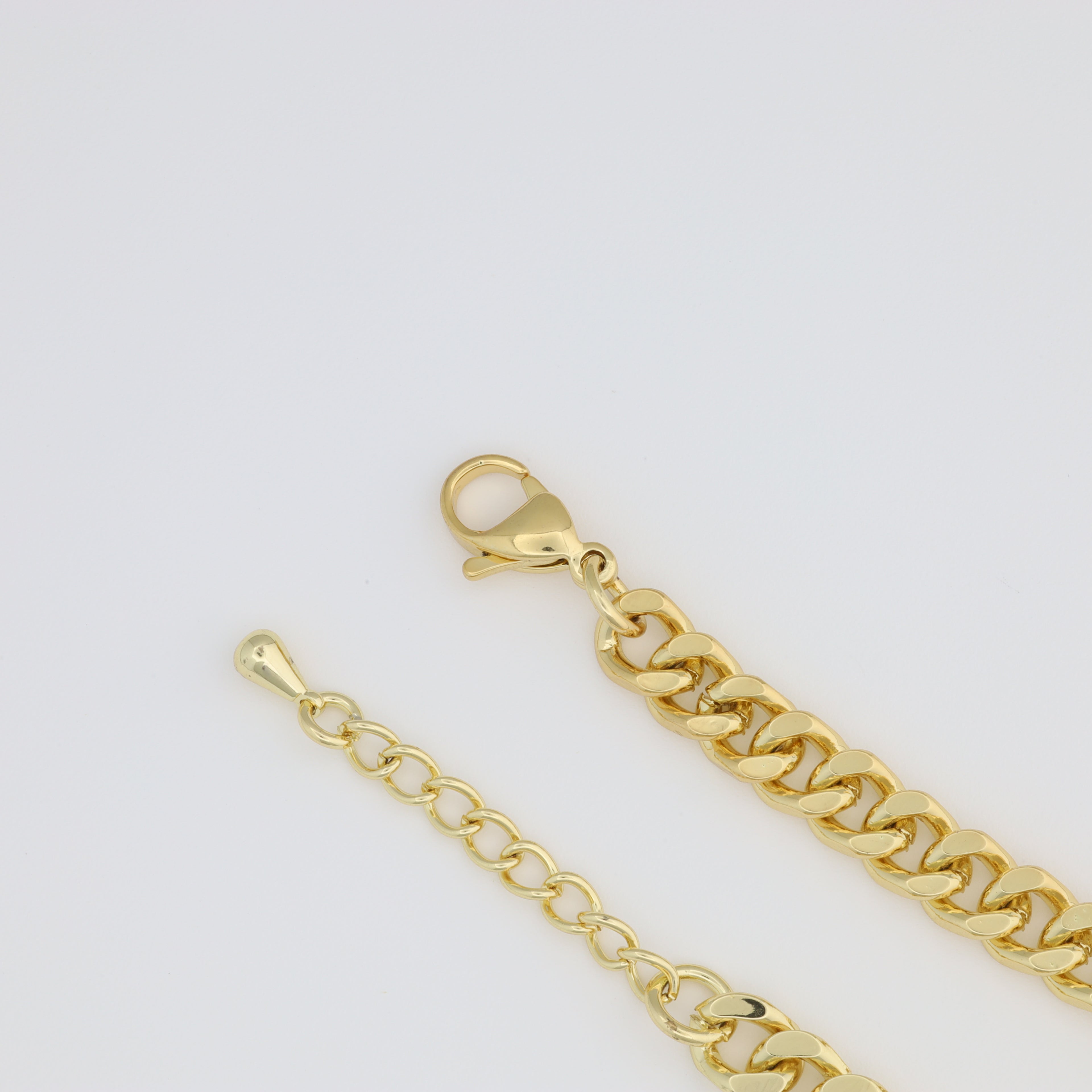 Star Bracelet with Cuban Link